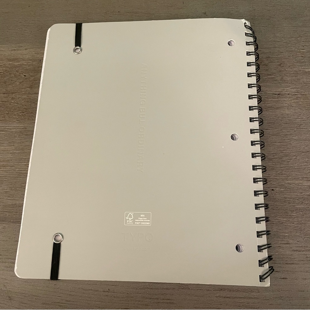 NWOT 3 Subject College Ruled Notebook - Picture 3 of 3